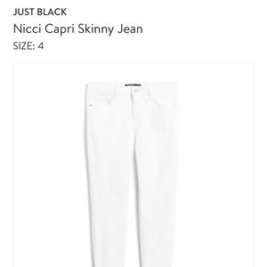 Just Black White Nicci Capri